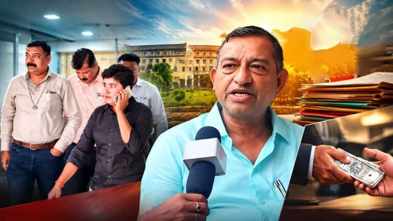 स्वीय सचिवाच्या लाचप्रकरणी शेकापचे बाळराम पाटील यांनी मागितला रायगड जिल्हा परिषद अध्यक्षांचा राजीनामा